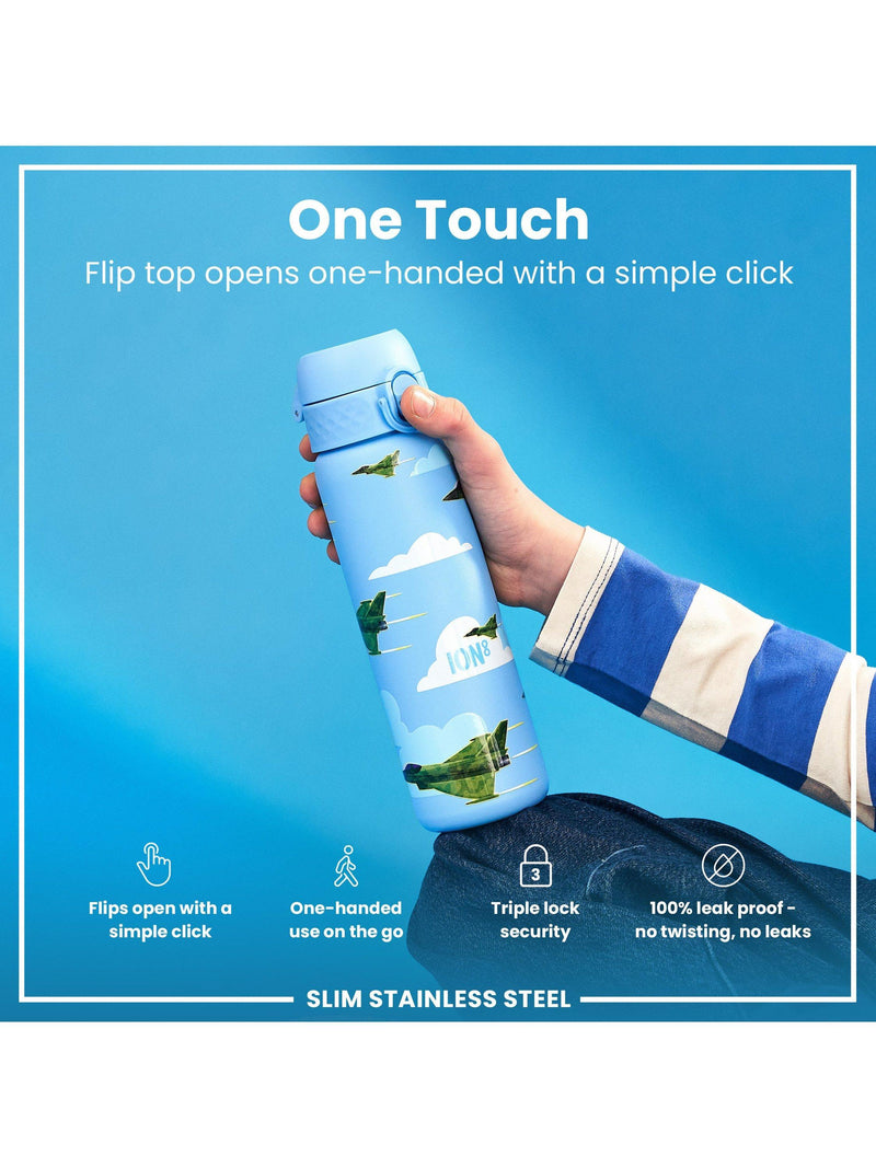 Ion8 drinks bottle Blue/Multi 600ml - British product
