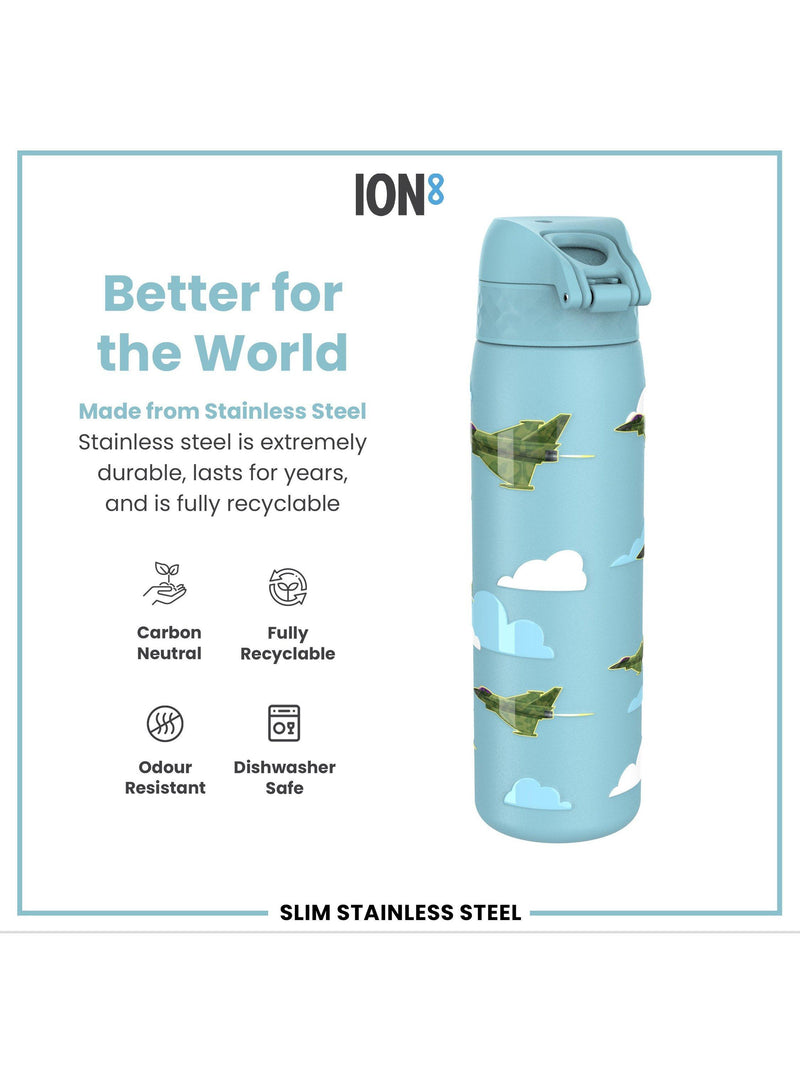 Ion8 drinks bottle Blue/Multi 600ml - British product