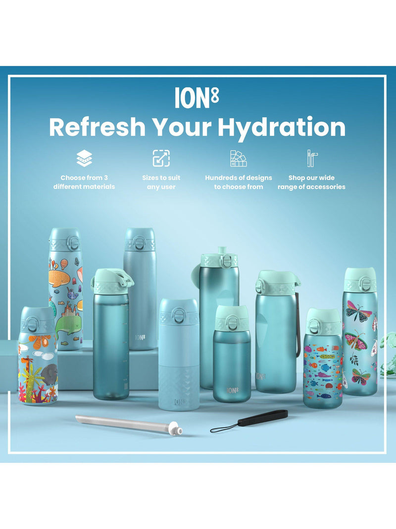 Ion8 drinks bottle Blue/Multi 600ml - British product