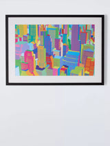 John Lewis John Lewis Yoni Alter NYC Cityscape Day Framed Print and Mount 45 x 62cm Multi- Buy online at McGrocer