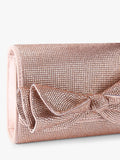 Miss KG Allegra embellished clutch bag pink blush, imported from the UK