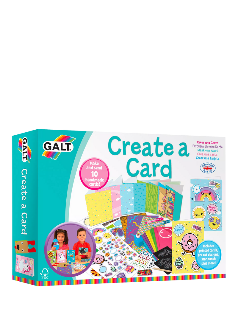 Galt Create A Card craft kit for kids, imported from the UK