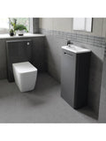 hib. Rima cloakroom vanity unit with marble basin (British brand)