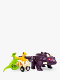 BRIO Dinosaur Attack Set with Ankylosaurus and Velociraptor figures, UK version