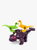 BRIO Dinosaur Attack Set with Ankylosaurus and Velociraptor figures, UK version