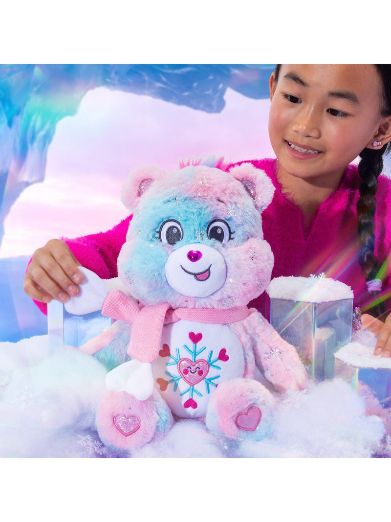 Care Bears Snowflake Sparkle Bear 35cm plush toy (British brand)