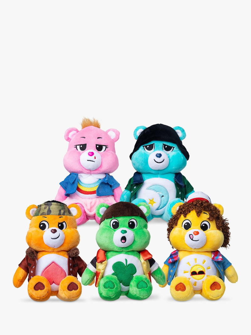 Care Bears Stranger Things plush toy Bedtime Bear as Mike 22 cm, imported from the UK