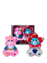 John Lewis Care Bears Stranger Things Cheer Bear as Eleven and Grumpy Bear as Demogorgon Plush Soft Toys 2-Pack- Buy online at McGrocer