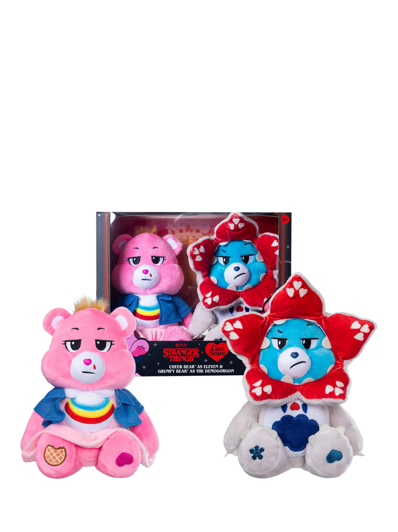 Care Bears Stranger Things plush toys 2-pack, UK version