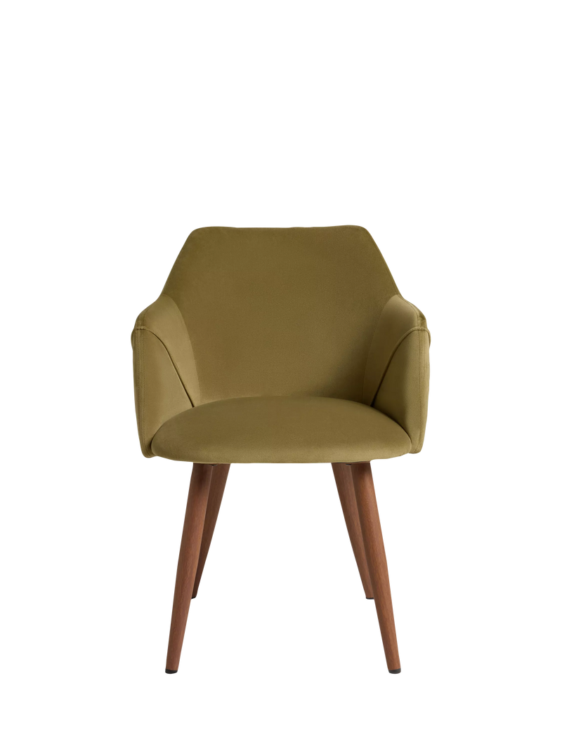 MADE dining armchair set of 2 in green, imported from the UK