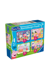 John Lewis Peppa Pig Ravensburger 4 in a Box Jigsaw Puzzle- Buy online at McGrocer