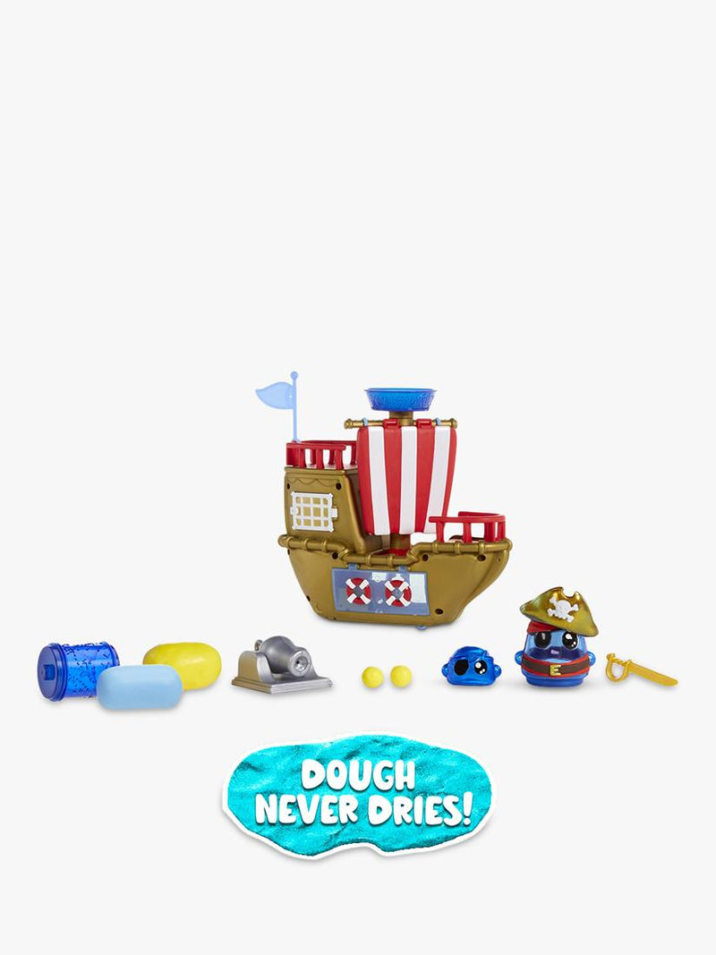 DOHKINS Pirate Ship play set with dough, imported from the UK