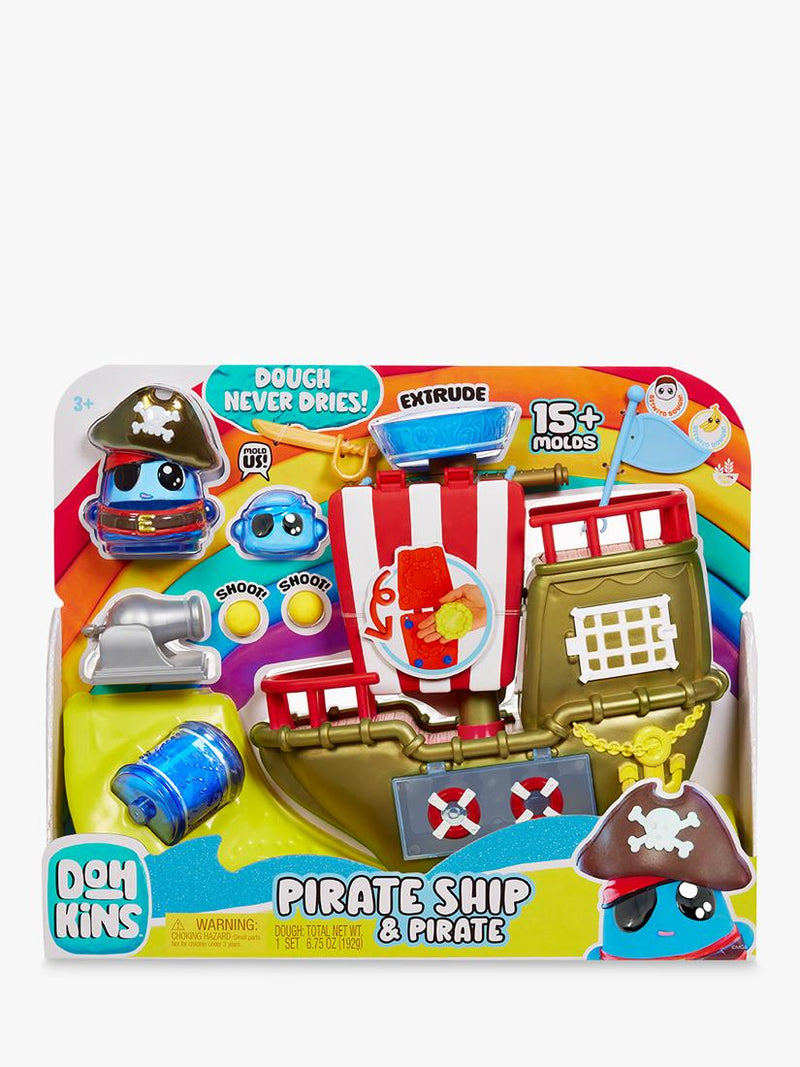 DOHKINS Pirate Ship play set with dough, imported from the UK