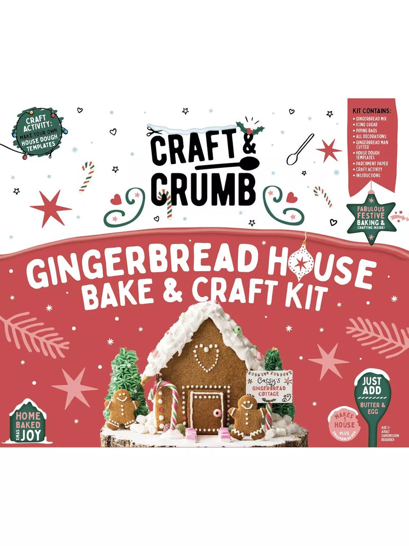 Craft & Crumb Gingerbread House Craft Kit 800g, UK version
