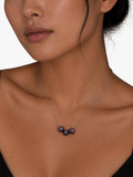 E.W Adams pearl necklace white gold peacock 45cm (British brand)