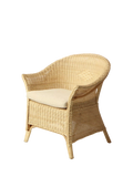 Desser rattan loom chair with cushion natural - British product