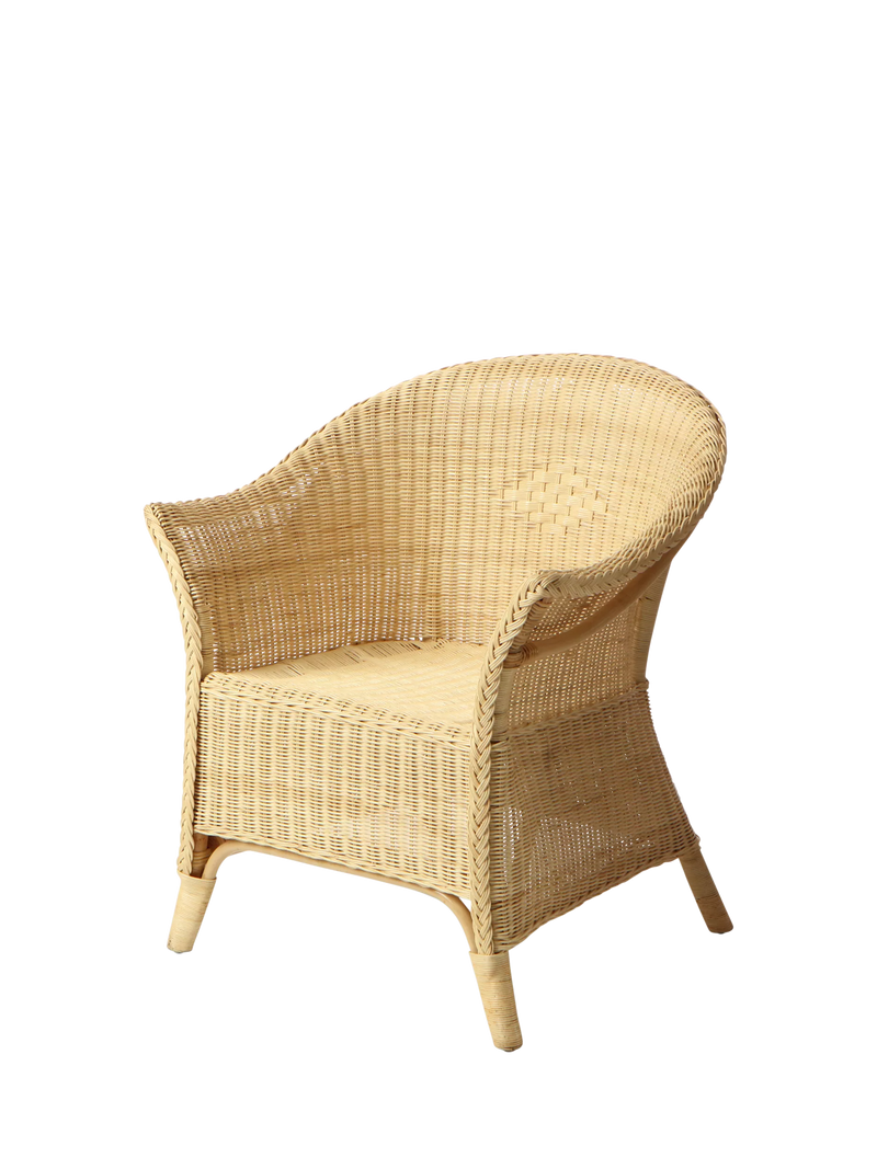 Desser handcrafted rattan loom chair natural, UK version