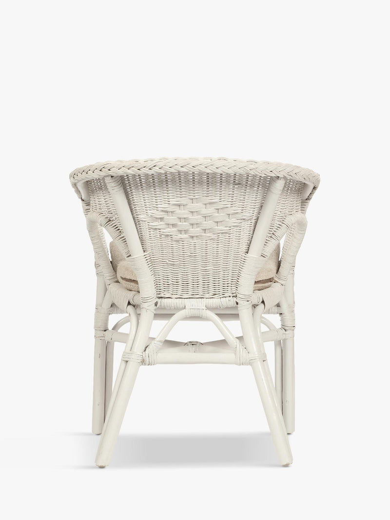 Desser Loom Chair white with cushion - British product