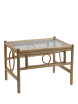 John Lewis Desser Madrid Rattan Coffee Table Light Oak- Buy online at McGrocer