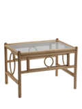 Desser Madrid rattan coffee table light oak, UK version