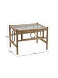 Desser Madrid rattan coffee table light oak, UK version