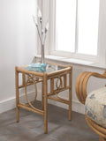 Desser Madrid rattan side table light oak 59x41x41cm, UK version