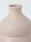 John Lewis wavy gourd stoneware vase brown 20cm - British product