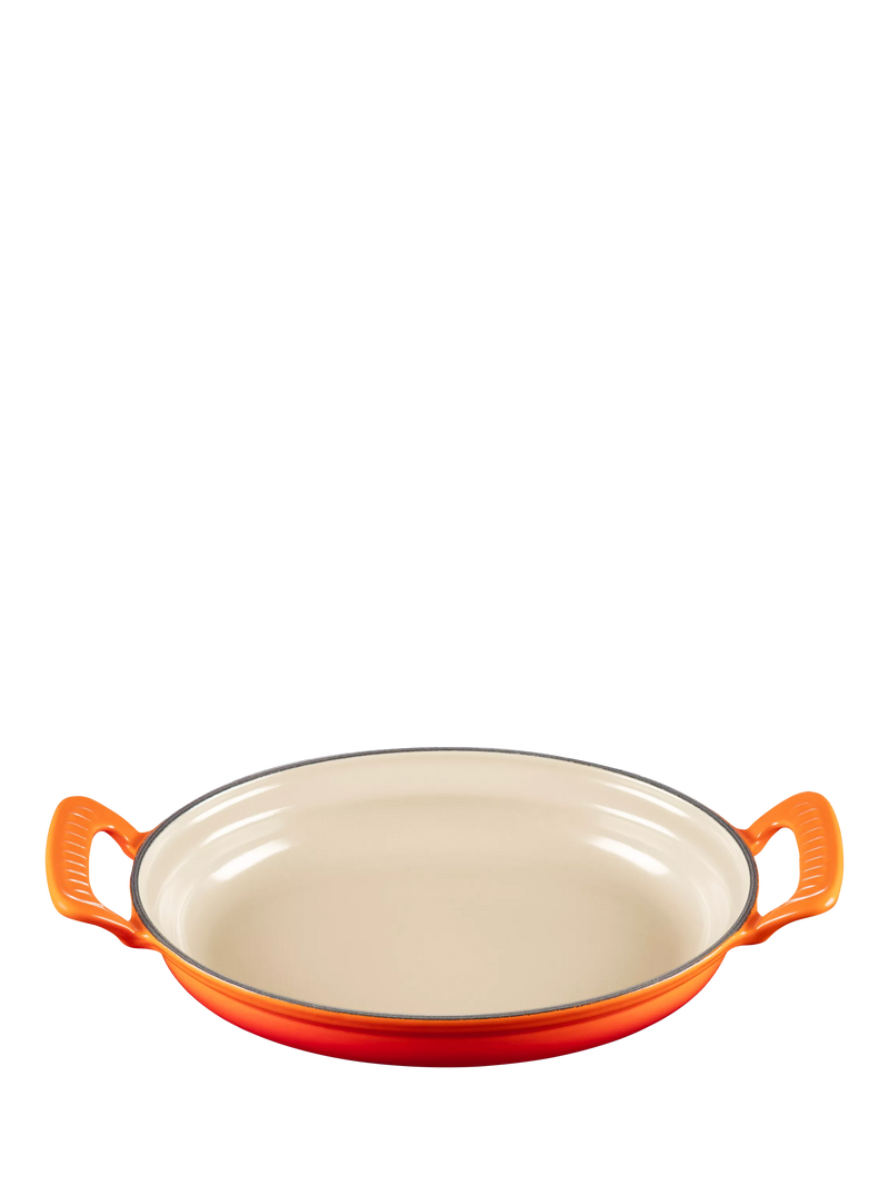 Le Creuset oval baker 28cm volcanic, imported from the UK