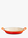 Le Creuset oval baker 28cm volcanic, imported from the UK