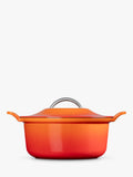 Le Creuset cast iron casserole 26cm Volcanic (British brand)