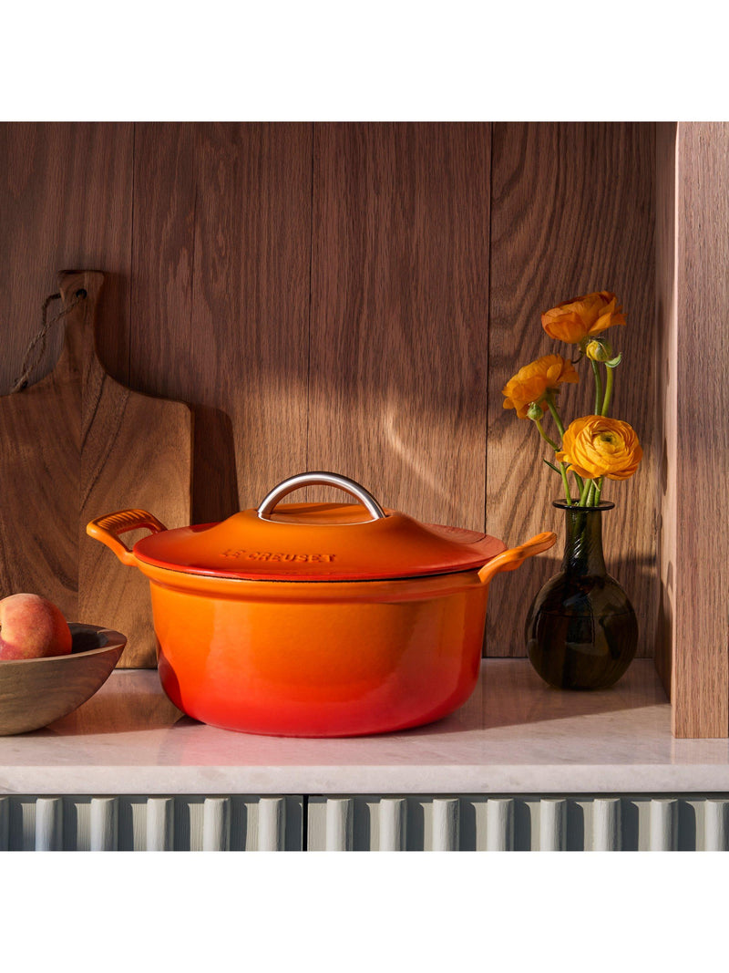 Le Creuset cast iron casserole 26cm Volcanic (British brand)
