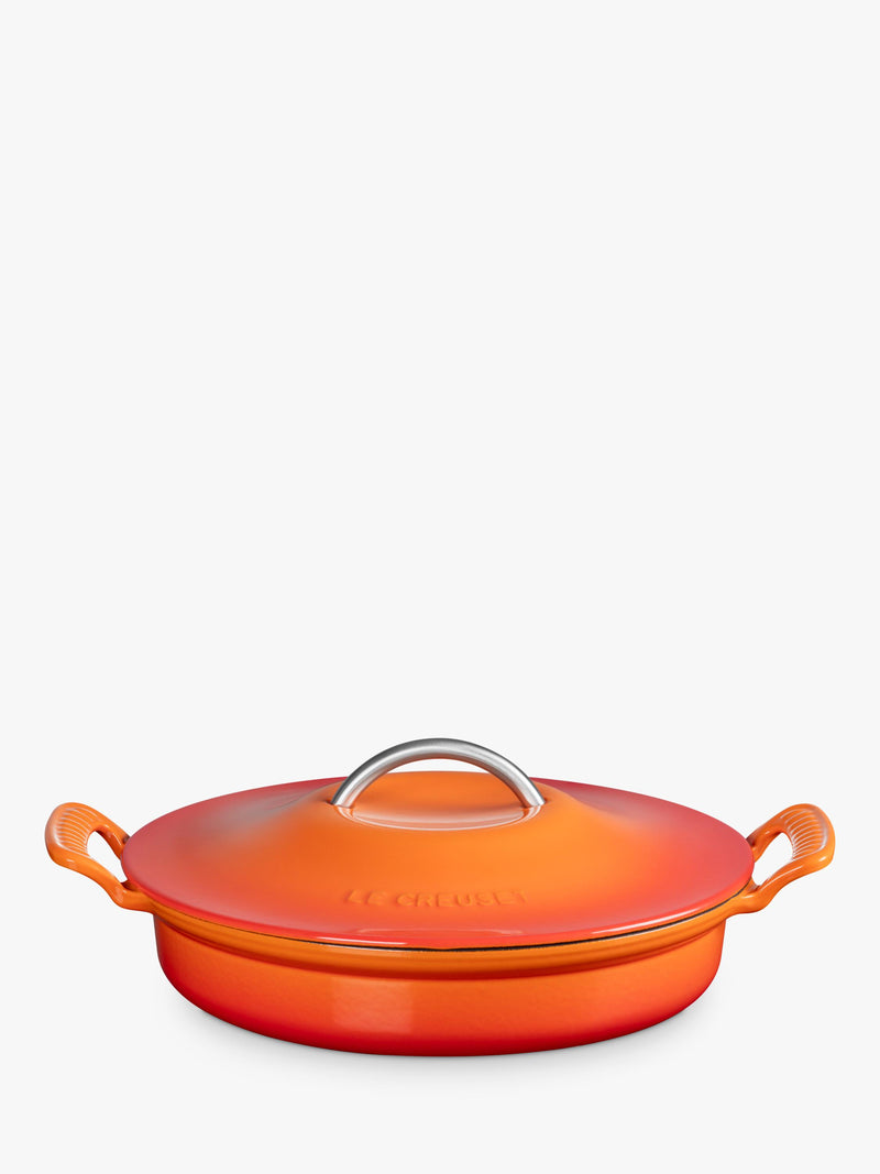 Le Creuset shallow casserole Volcanic 28cm - British product