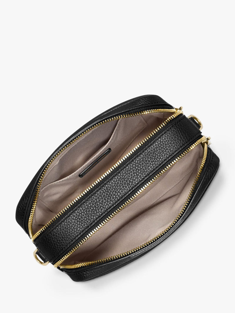 Michael Kors Bryant crossbody bag black leather - British product