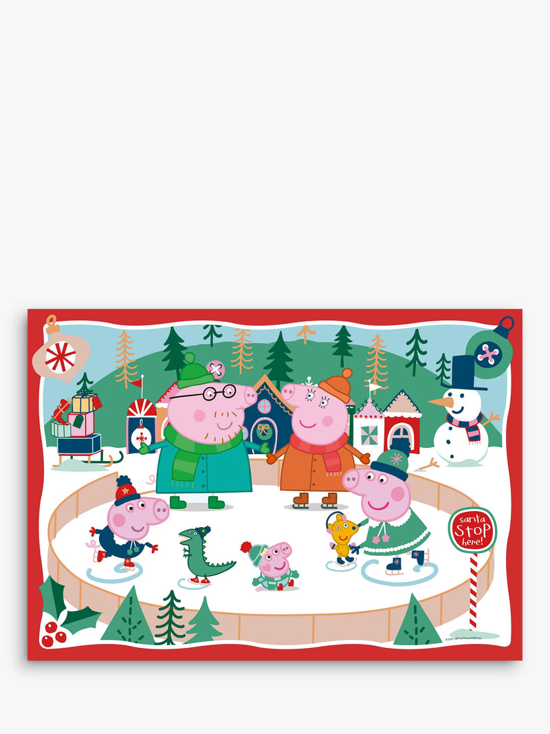 Peppa Pig Ravensburger festive giant floor puzzle 24 piece, UK version