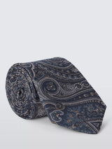John Lewis John Lewis Silk Paisley Tie- Buy online at McGrocer