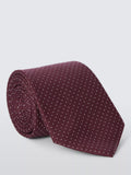 John Lewis silk tie with micro spot pattern (British brand)