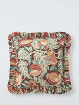 John Lewis John Lewis x Sanderson Cantaloupe Frilled Scatter Cushion 43 x 43cm- Buy online at McGrocer
