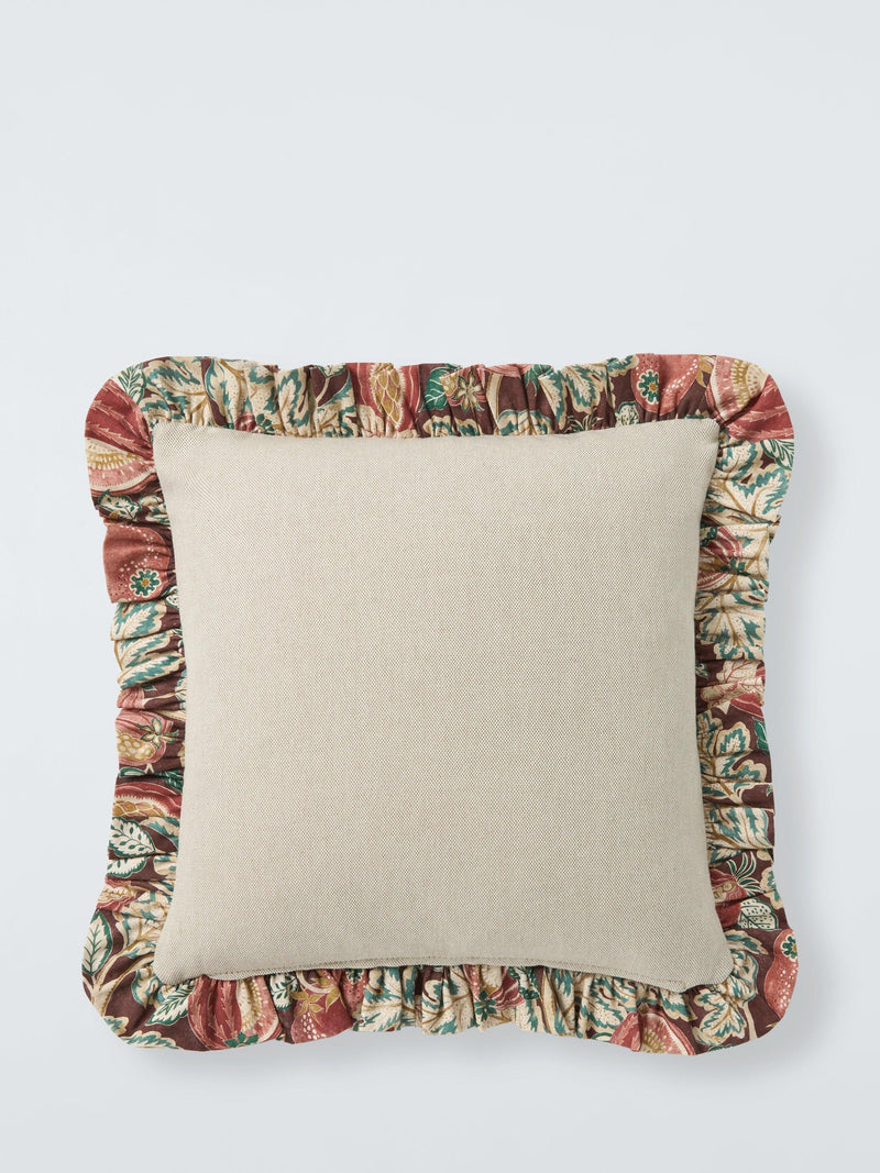 John Lewis x Sanderson Cantaloupe frilled cushion 43x43cm - British product