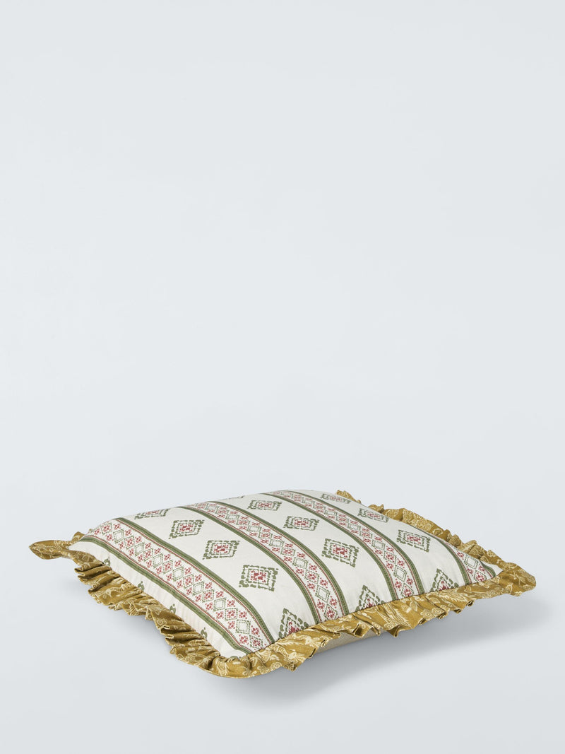 John Lewis x Sanderson Pinjara Stripe cushion 43x43cm (British brand)