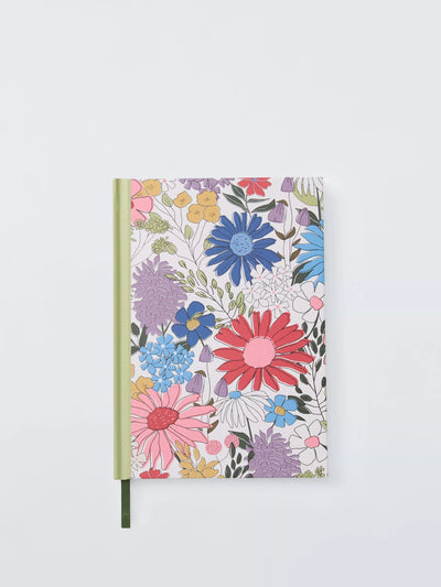 John Lewis John Lewis Made by Care Wildflowers Journal A5 Hardback Lined Notebook- Buy online at McGrocer