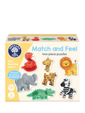 Orchard Toys Match and Feel puzzles, 12 piece set, imported from the UK