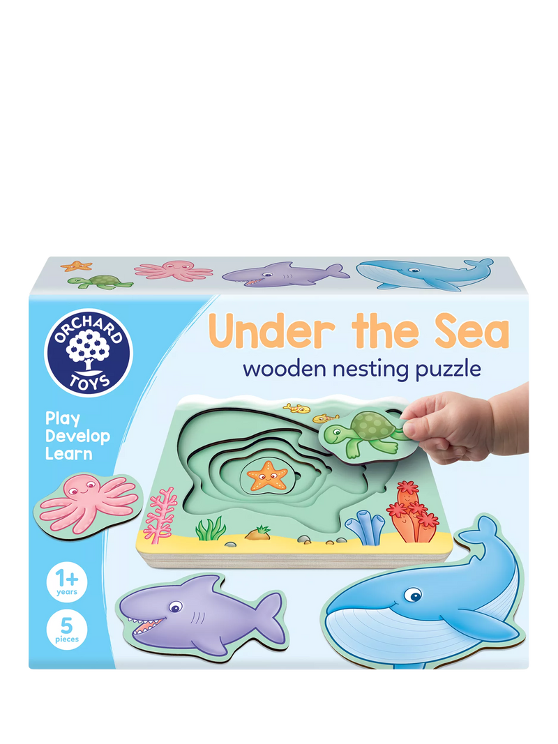 Orchard Toys Under the Sea wooden nesting puzzle (British brand)