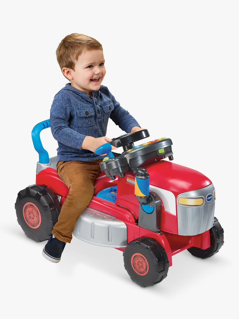 VTech 3-in-1 Mow & Grow Ride-On Tractor (British brand)