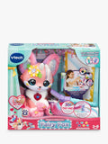 VTech magical makeover fairy fox toy with 2-in-1 makeup brush and hair straightener (British brand)