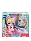 VTech magical makeover fairy fox toy with 2-in-1 makeup brush and hair straightener (British brand)