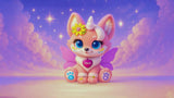 VTech magical makeover fairy fox toy with 2-in-1 makeup brush and hair straightener (British brand)