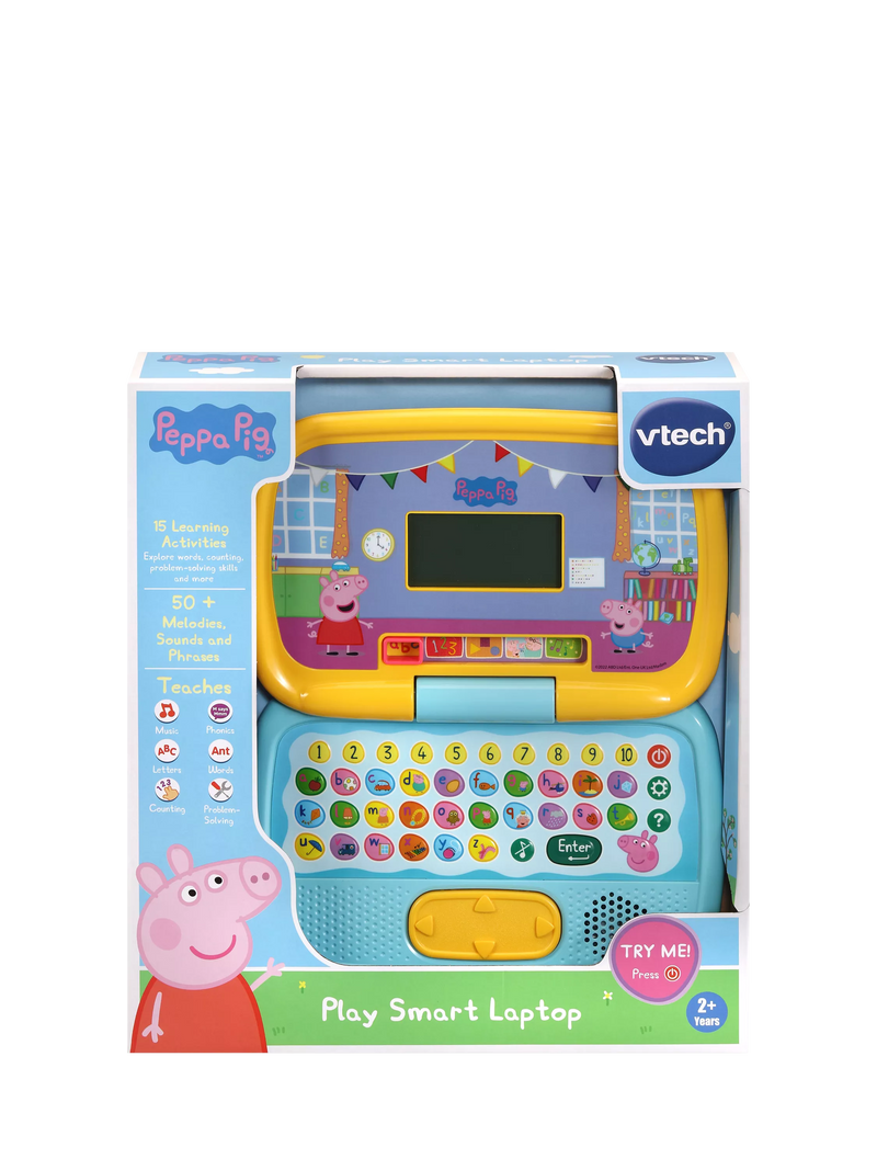 VTech Peppa Pig Play Smart Laptop educational toy, UK version