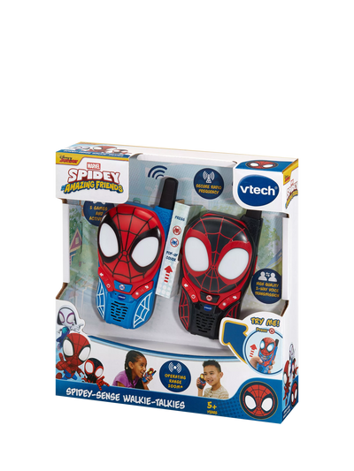 Spidey-Sense Walkie-Talkies med Kryptert Kommunikasjon og Innebygde Spill