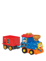 John Lewis Interactive Cargo Train Toy with Light-Up Button and Educational Sounds- Buy online at McGrocer