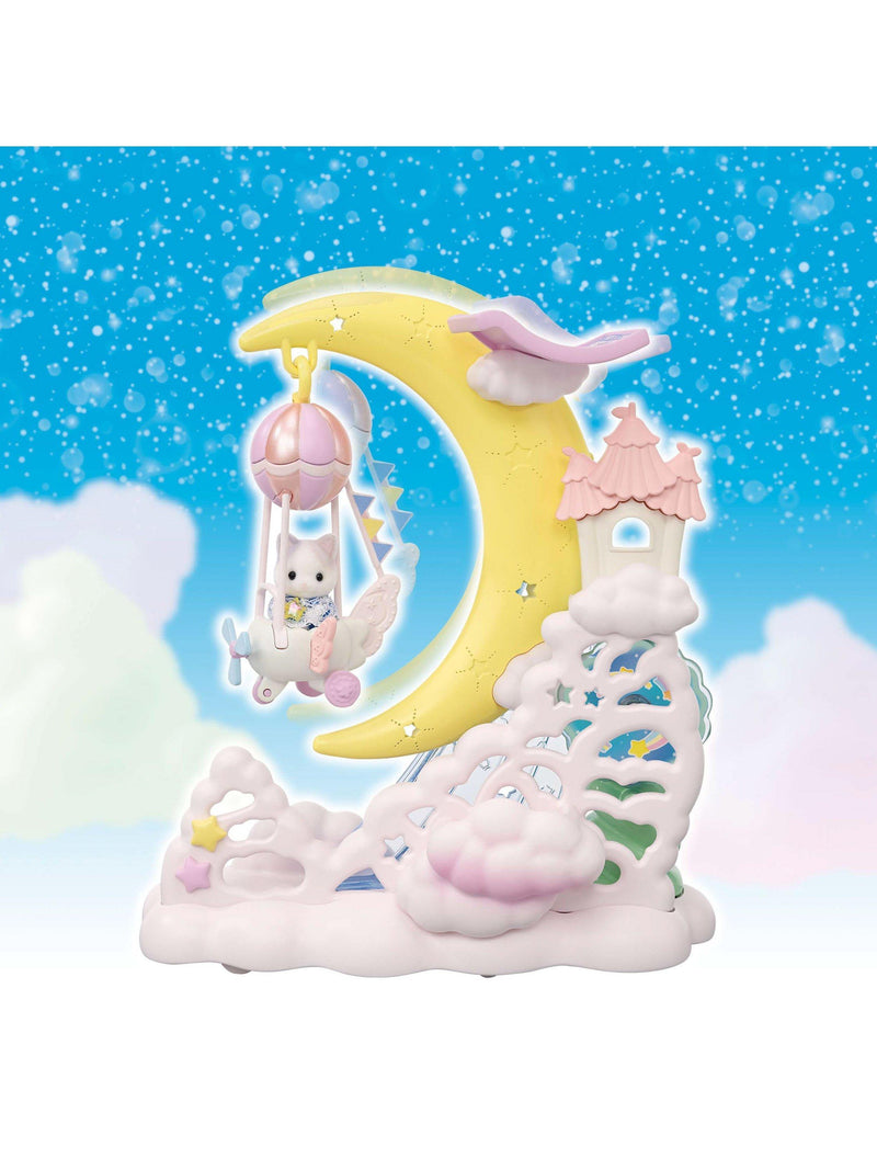 Sylvanian Families Daydream Parade playset with steam train and moon - British brand